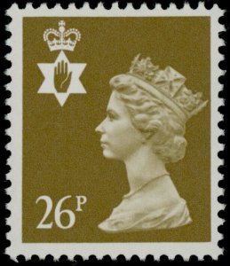 Great Britain - Northern Ireland NIMH48 MNH Queen Elizabeth Machin Head