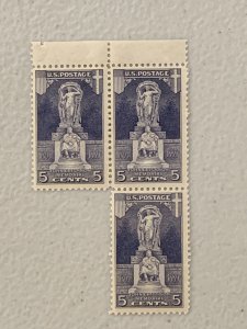 3 Stamps 1926 5 Cent John Ericsson Scott 628 2 MH  and 1 MNH