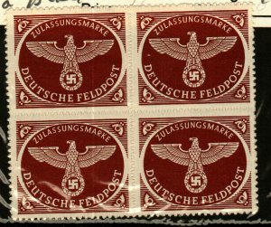 Germany #MQ1a Block (4) MNH 