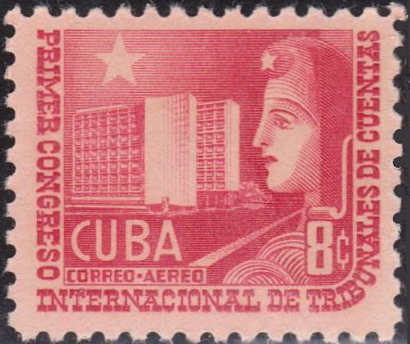 1953 Cuba Stamps Sc C90 Board of Accounts Building MNH