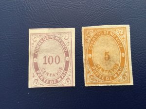 ICOLLECTZONE  Mexico JX27, JX31 VF Hinged