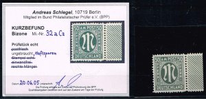 Germany 1945,Sc.#3N17 MNH. examined Schlegel BPP Mi.#32aCz  cv.€200