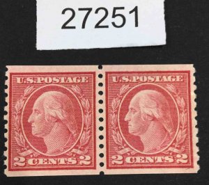 US STAMPS  #453 MINT OG H PAIR  LOT #27251