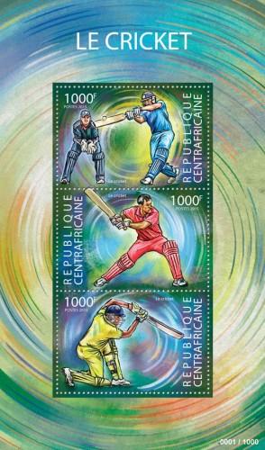 CENTRAFRICAINE 2015 SHEET CRICKET SPORTS