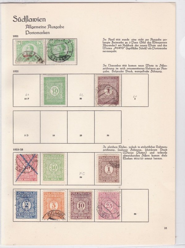 slovenia 1921-25 stamps  ref 10540