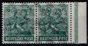 Germany 1949, Sc.#623 MNH, pair examined, color b cv.€100