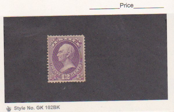 1873 US Stamps Scott # O30 Justice Department Official 12c MH Cat.$260.00