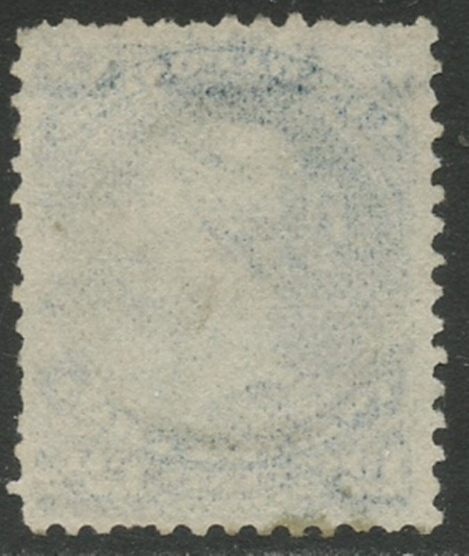 CANADA Sc#28a 1868 12½c Blue with Watermark Almost VF Centered Used