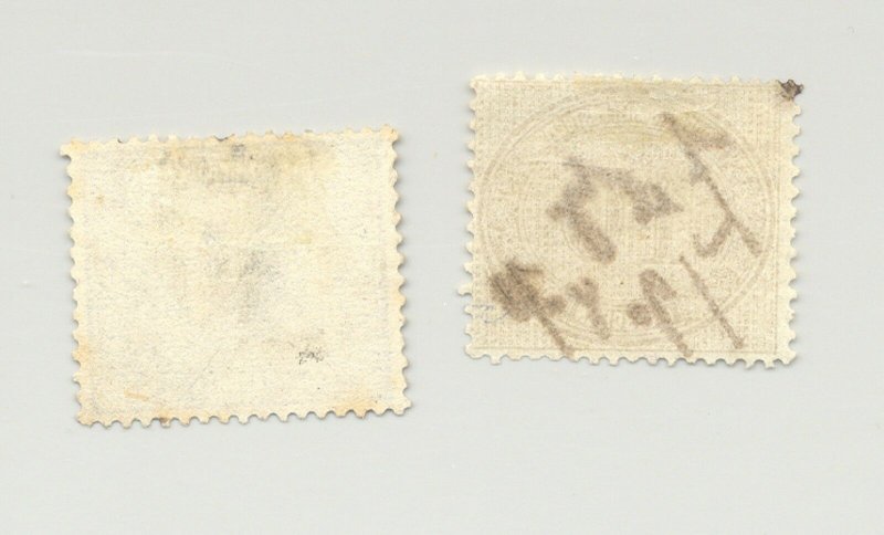 Germany #12-13 2v Pen Cancels