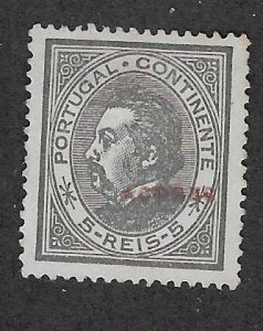 Azores #43  5r blzck  (MNG) CV $25.00