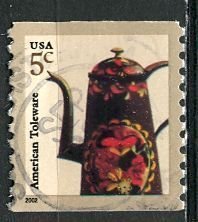 USA; 2002: Sc. # 3612  Used Perf. 9 3/4 Coil  Single Stamp