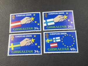 GIBRALTAR # 672-675-MINT/NEVER HINGED---COMPLETE SET---1995