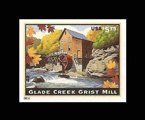 US 4927a Glade Creek Grist Mill $5.75 Imperforate  MNH 2014