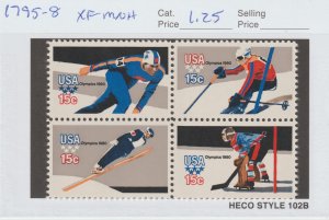 U.S.  Scott# 1798a 1979 Winter Olympic Games Issue XF MNH