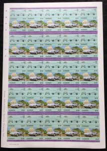 ST VINCENT Cars MNH x 10 Sheets(500 Stamps) BLK01