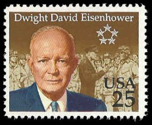 PCBstamps   US #2513 25c Dwight Eisenhower, MNH, (3)