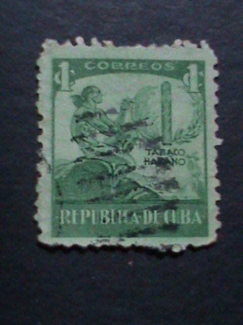 ​CUBA-VERY OLD CUBA CIGARS FACTORY STAMPS USED- VF WE SHIP TO WORLD WIDE.