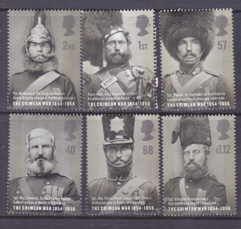 Great Britain 2238-43 MNH 2004 Crimean War 150th Anniversary Set of 6