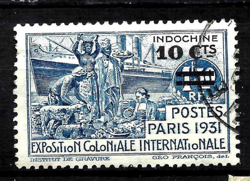 French Indochine  year 1931 issue  Scott #142 used