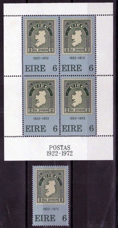 ZAYIX Ireland 326-326a MNH Stamps on Stamps 101922S41