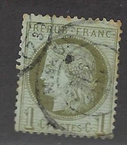 France SC#50a Used F-VF...Worth a Close Look!