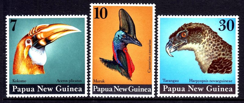 Papua New Guinea 1974 Birds Complete Mint MNH Set SC 399-401