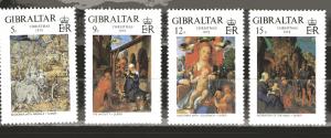 Gibraltar 374-377 MNH