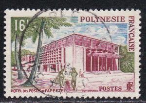 French Polynesia # 195, Papette Post Office, Used