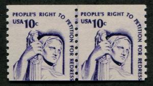 1617 US 10c Right to Petition coil, MNH LP