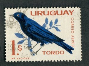 Uruguay C258 Bird used Single