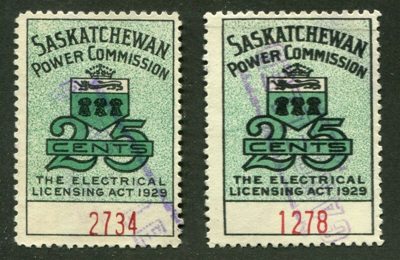 CANADA REVENUE SE9, SE9b USED