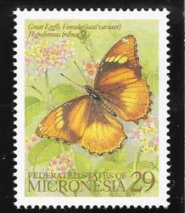 Micronesia #182b  29c Butterfly (MNH) CV$0.70