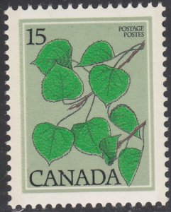 Canada 1977 MNH Sc #717 15c Trembling Aspen tree