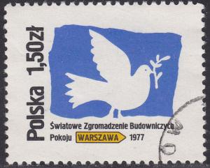 Poland 2213 Peace Dove 1.50zł 1977