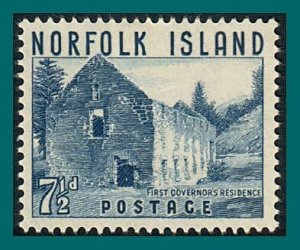 Norfolk Island 1953 Governor's Residence, mint  #15,SG15