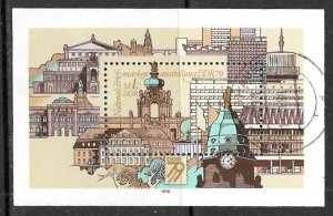 EAST GERMANY DDR 1979 NATL STAMP EXHIBITION Souvenir Sheet Sc 2030 VFU