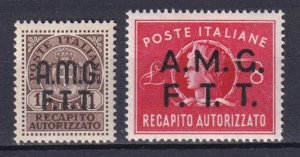 1947 - ITALY - TRIESTE Zone A - Sc#EY1-EY2 - MNH**