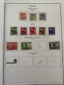 Collection of Lithuania stamps