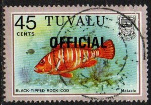 Tuvalu Sc #O14 Used