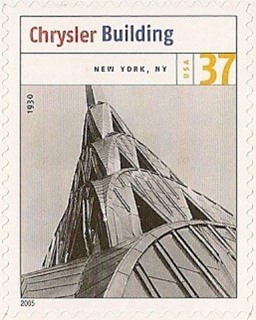 US 3910b Modern Architecture Chrysler Building 37c single MNH 2005