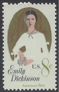 #1436 8c Emily Dickinson 1971 Mint NH