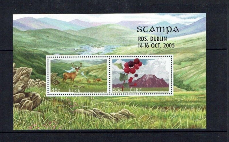 Ireland: 2005  Christmas, Biosphere Reserves, M/Sheet, Stampa Dublin overprint.