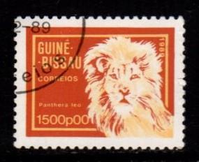 Guinea-Bissau - #864 Panthera Leo - Used