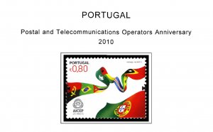 COLOR PRINTED PORTUGAL 2000-2010 STAMP ALBUM PAGES (214 illustrated pages)