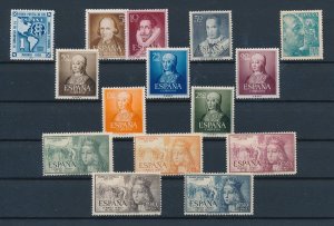 Spain 1951 Complete Year Set  MNH