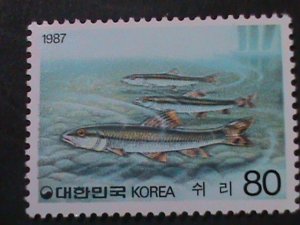 KOREA-1985-SC#1421-ST292-SWI-RI FISH-MNH-VF LAST ONE-HARD TO FIND