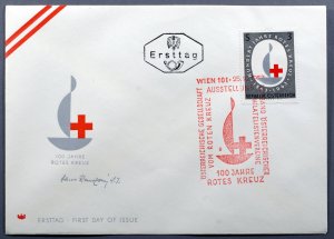 Austria #710 First Day Cover Red Cross