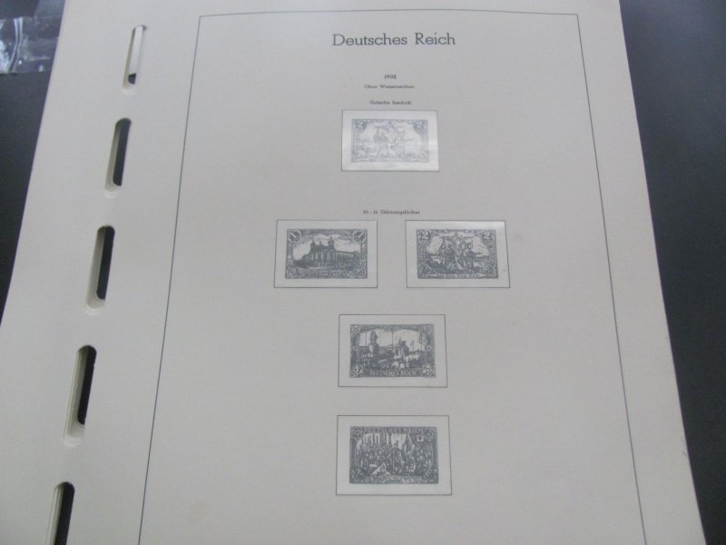 Germany 1872-1932 MNH LIGHTHOUSE  PAGES LIKE NEW (248)