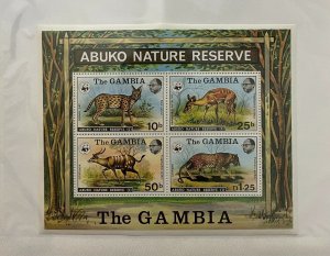 Souvenir Sheet Gambia Scott #344a nh