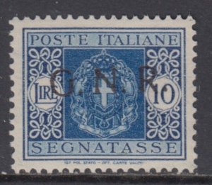 ITALY RSI Tax 58A cv 1800$ Overprint Colour ERROR MNH**  Signed Chiavarello R+